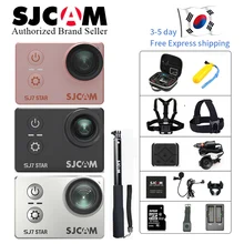 SJCAM SJ7 Star Wifi Экшн-камера 4K 30fps Gyro сенсорный экран Ambarella A12S75 спортивная видеокамера SJ 7 лучшая мини DV камера