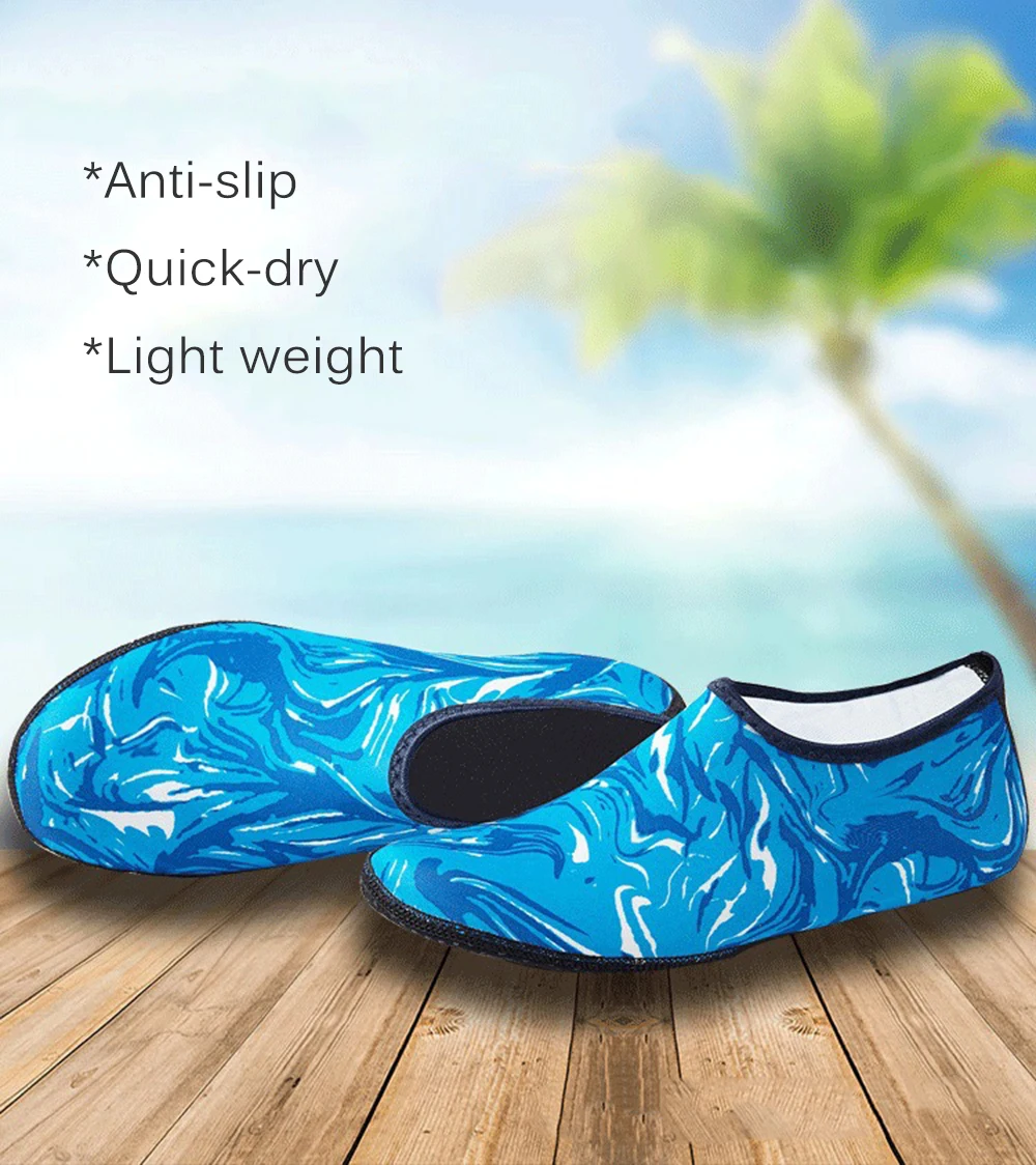 Women Men Beach Shoes Water Sports Footwear Skin Socks Swimming Pool Aqua Yoga Diving Shoes Wet Sea Reef Sneakers House Slippers (3)