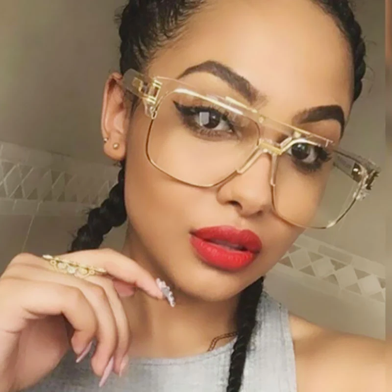 Vintage-Sunglasses-men-Brand-square-shades-Fashion-Flat-Top-mirror-Sun-glasses-hipster-Female-Glasses-transparent