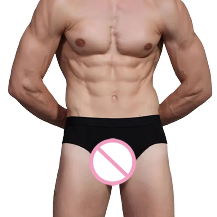 

Plus Size XL-XXXL 2017 New Men's Sexy Bamboo Fiber Underwear Shorts U bulge Pouch Men Boxers Underpants Soft #30