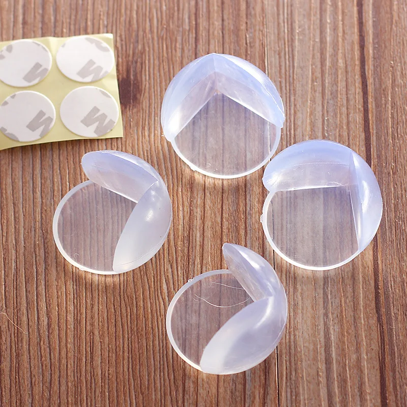 

4pcs Child safety table anti-collision angle transparent thickening anti-corner protective cover baby silicone protective cover