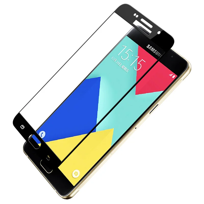 Magtim полное покрытие закаленное стекло для Samsung S6 S7 J2 J5 J7 Prime 2016 2017 Защитная пленка A3