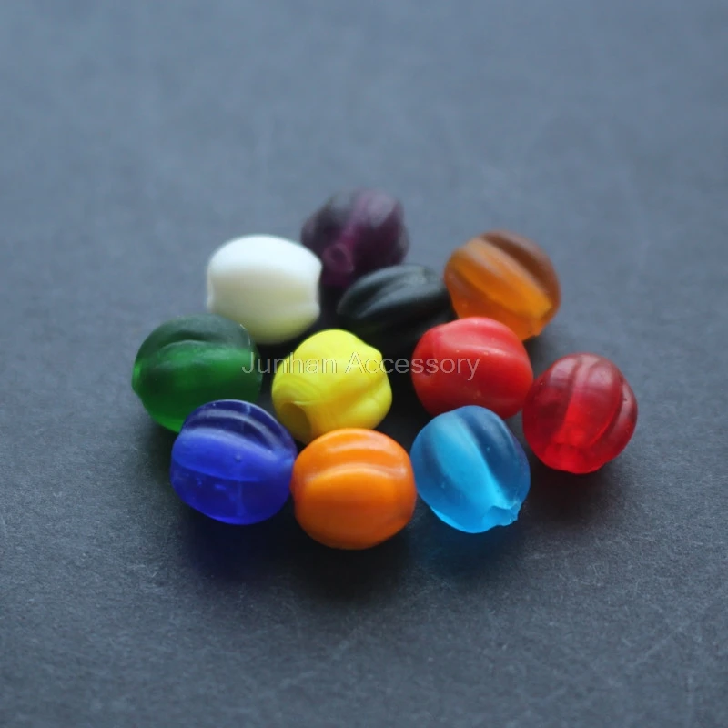 Стеклянные бусины в виде тыквы 30 шт./лот 8 мм|glass lampwork beads|beads mixlampwork beads |