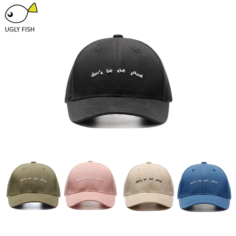 

do not the same ! cap women men baseball cap black adult unisex casual solid adjustable Baseball Caps
