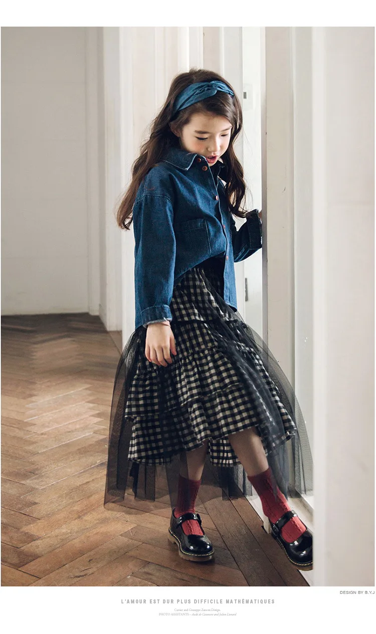 mesh patchwork cotton skirts for girls 12 year baby big girls clothing autumm long skirts for children girls causal kids clothes 4 5 6 7 8 9 10 11 12 13 14 15 years little big girls skirts 2017 girls black skirt (14)