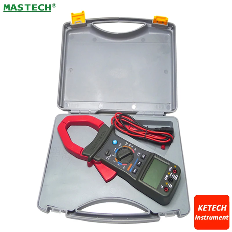 

Digital AC/DC 1000A Clamp Multimeter,3200 Counts,Backlight,Frequency,CATII 1000V Mastech M9912