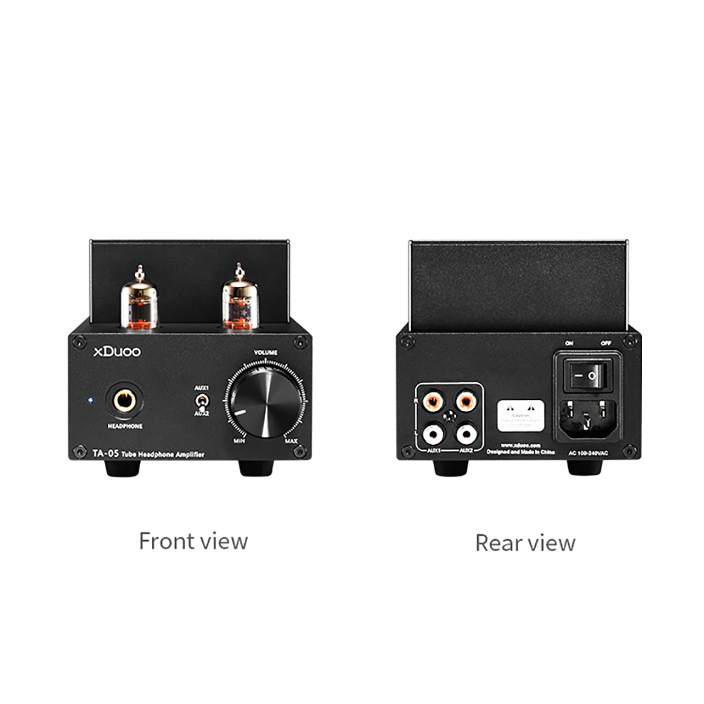 XDuoo TA 05 TA05 Hi Fi аудио стерео ламповый усилитель для наушников Amp 2x 6J1 & ST 772/882