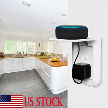 

Faroot 2019 New Wall Outlet Shelf Holder Cell Phone Charging Socket Power Organizer Space Saving