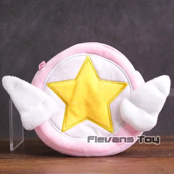 

Card Captor Sakura Clear Card Kinomoto Sakura Plush Coin Bag Soft Stuffed Toy Doll 10pcs/lot
