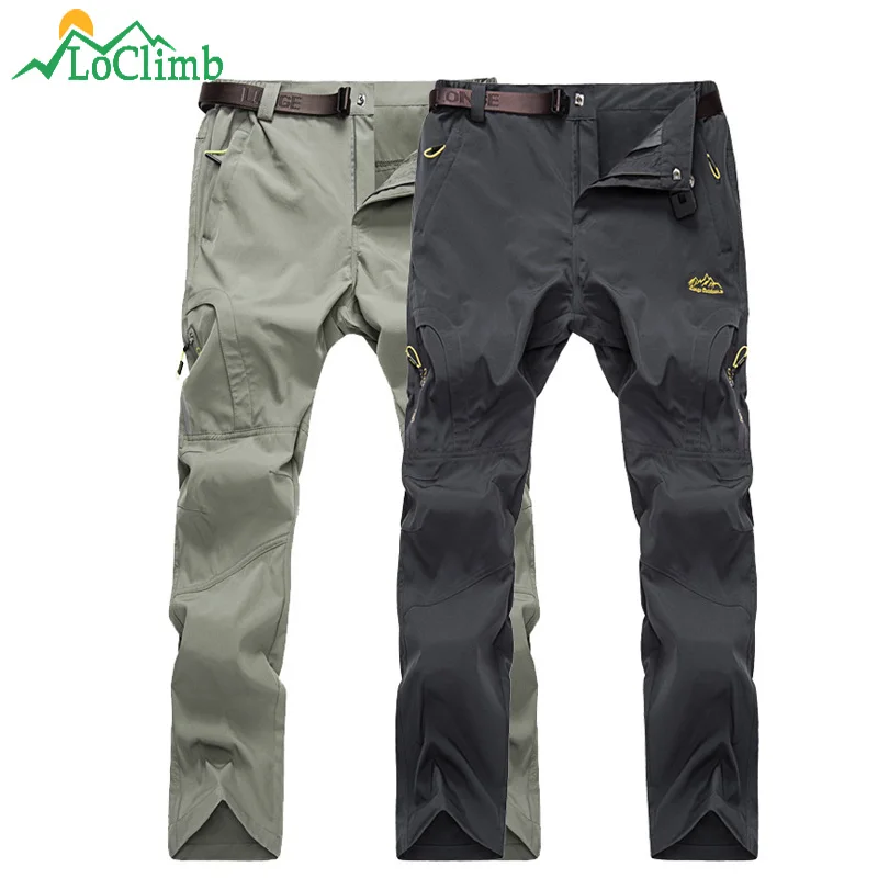 Hiking Pants For Men Summer Quick Dry Trousers Mens Mountain Climbing ...