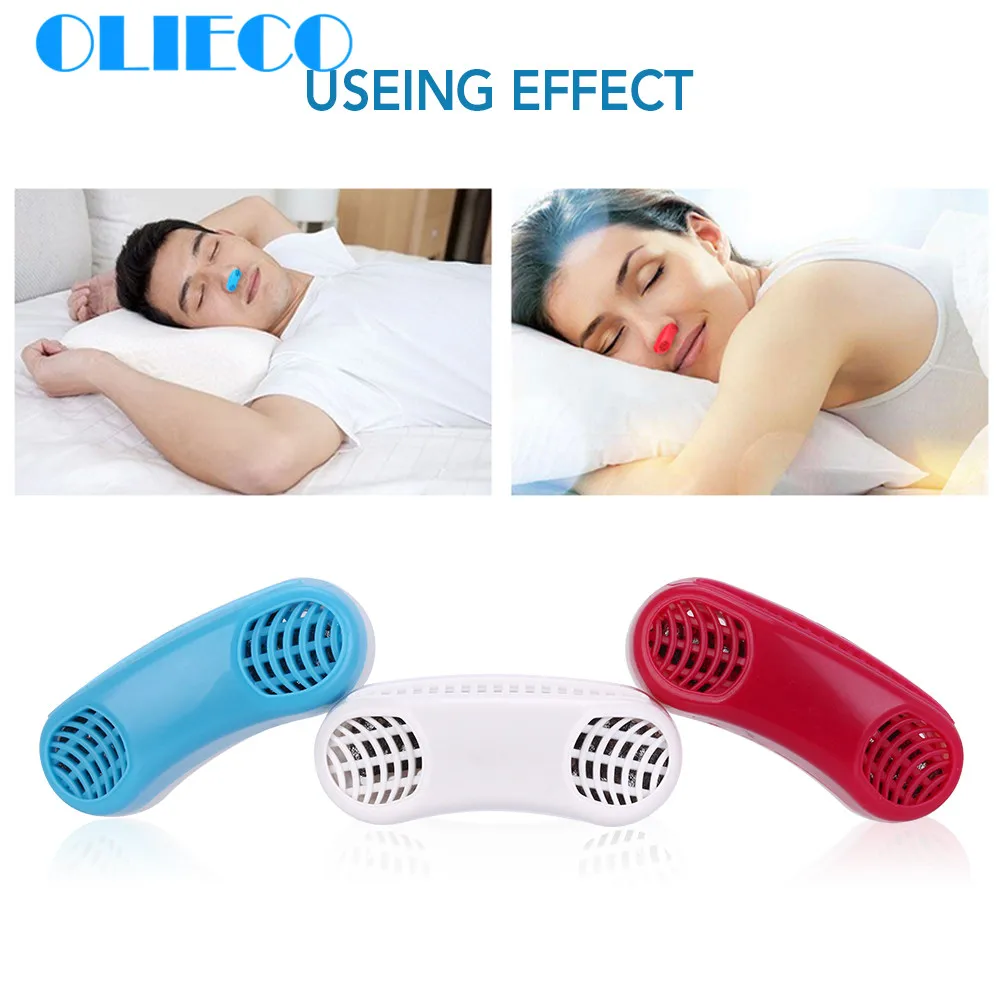 

OLIECO Anti Snoring Device Snore Stopper Anti Snore Nose Clip Anti Snore Nasal Dilators Breathing Apparatus Sleep Aid Equipment