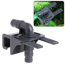 Tubo de água de aquário, durável, conector de montagem de tanque de peixes, suporte de saída, filtro aquático esticável, para animais de estimação