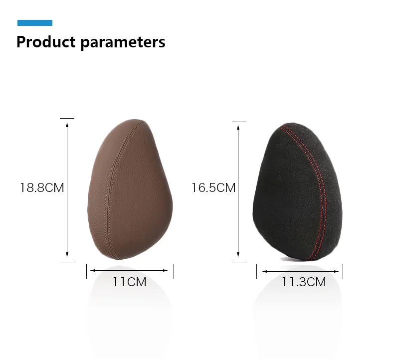 Leather Car Leg Cushion Knee Pad Thigh Support Pillow for Mercedes Benz W203 W204 W205 W211 W210 W212 AMG Accessories (10)