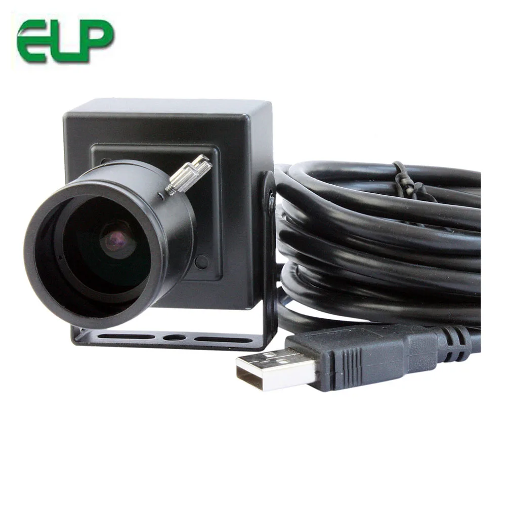 ELP Высокое разрешение 8 мегапиксельная USB веб камера промышленная с 2 12 мм