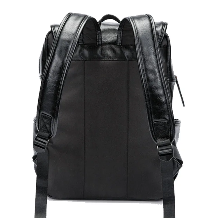 BERAGHINI العلامة التجارية بو الجلود الرجال على ظهره مع مشبك حزام Daypack حقيبة حقيبة الجبهة جيب السفر حقيبة عارضة كمبيوتر محمول المدرسة