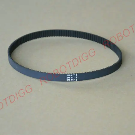 

HTD 3M, Timing Belt, Closed-loop, 417mm length, 139 teeth, 9mm width