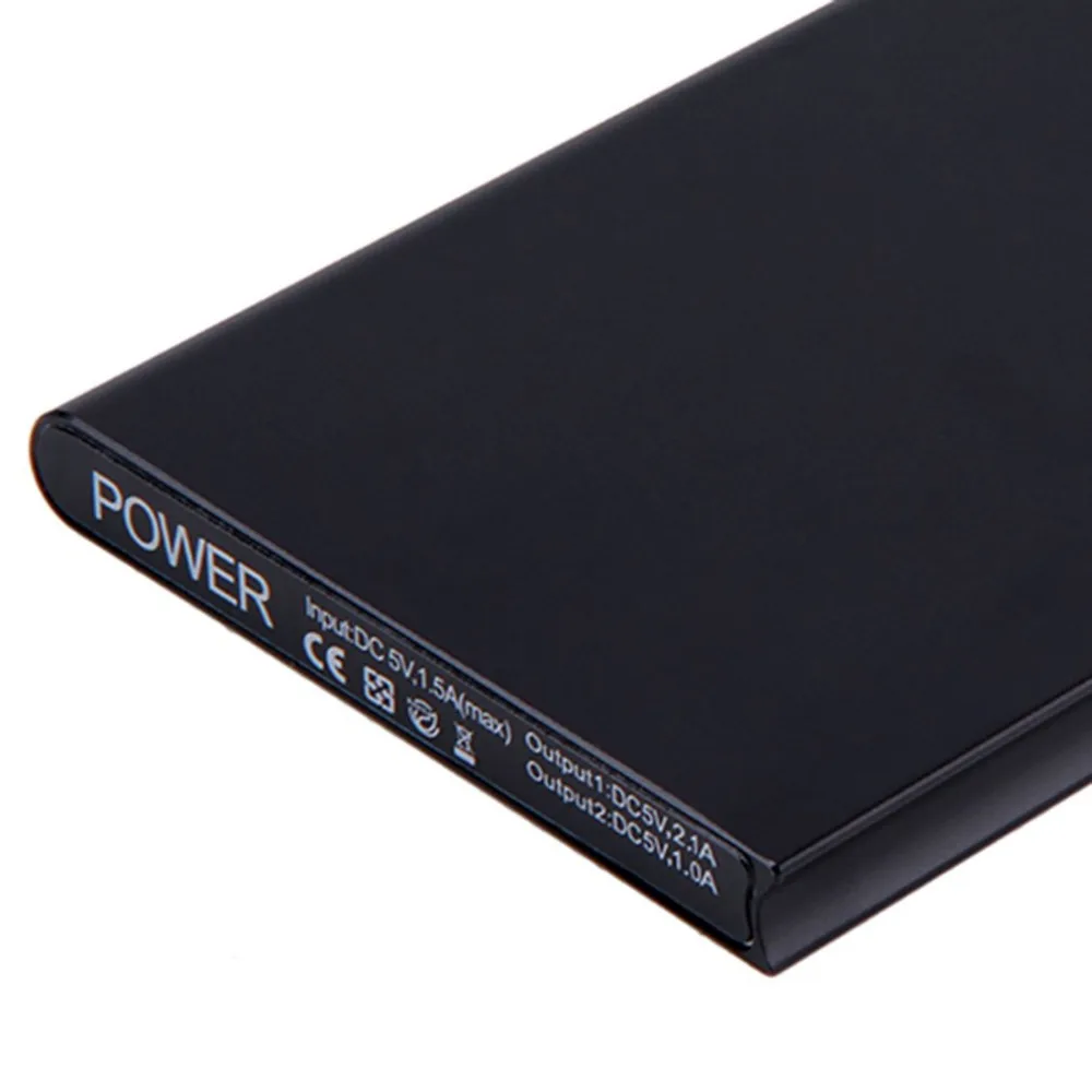 Power Bank Ultra Thin 10000mAh External Battery Charger Mobile phone Power Bank Dual USB power supply For iPhone for Samsung Power Bank Ultra Thin 10000mAh External Battery Charger Mobile phone Power Bank Dual USB power supply For iPhone for Samsung