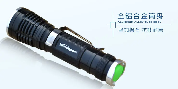 Светодиодный фонарик стрейч Увеличить CREE Q5 xpe туристический телескопическая дубинка зум Мини 18650 аккумуляторная батарея вспышки света