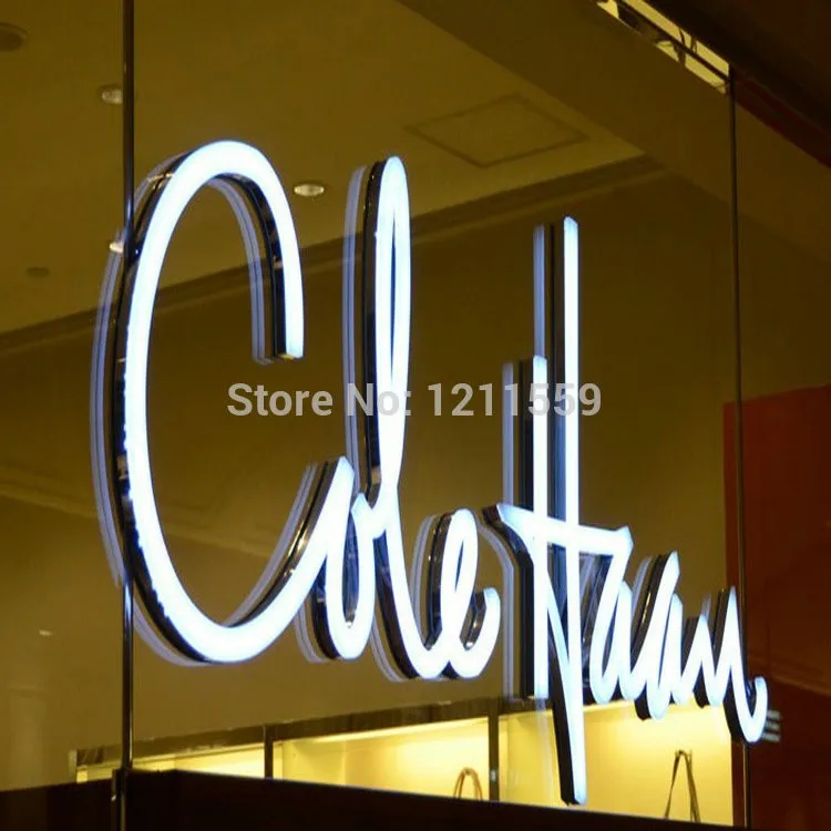 СВЕТОДИОДНЫЕ буквы наружная акриловая светодиодная подсветка буквы знак реклама бизнес-магазин фронтальная sinage