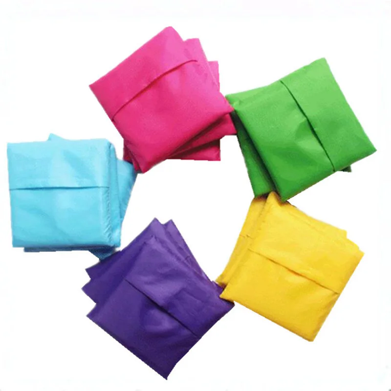 Одноцветная сумка из ткани Оксфорд, складная сумка для покупок, Дамская Портативная сумка для хранения