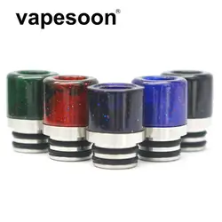 Vapesoon 510 потека Vape смолы driptip электронная сигарета широкий диаметр мундштук для Vape бак вапорайзер Атомайзер