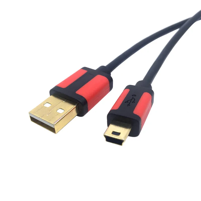 

1m 3Ft 2m Mini USB cable USB2.0 data and charge cable for GPS camera hardisk