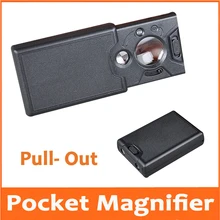 30X 40X, 60X Pull-Тип многофункциональный подарок Лупа с светодиодный огни Чтение Стекло валюта Обнаружение Ювелирные изделия Выявление Лупа
