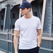 Повседневная быстросохнущая Футболка спортивная однотонная с коротким рукавом топы тонкие фитнес-беговые Футболки s футболки для бодибилдинга мужские походные Топы