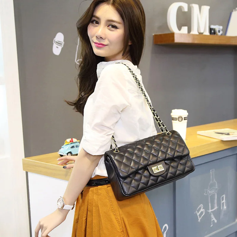 

Quality Artificial Leather Women Messenger Bags Fashion Mini Shell Shape Bag diamond Grid pattern Bag Women Shoulder Tote Bags
