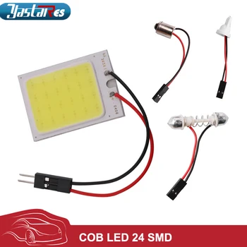 

Car led DC12V Big Promotion T10 24 SMD COB LED Panel Super White Car Auto Interior Reading Map Lamp Bulb Light car light source