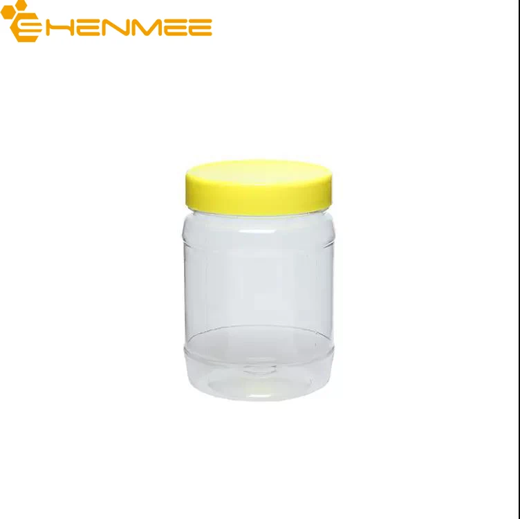 

10PCS Honey Bottle Plastic Bottle 500g Honey Sugar Bottle Transparent Sealed Packaging Square Free Shipping