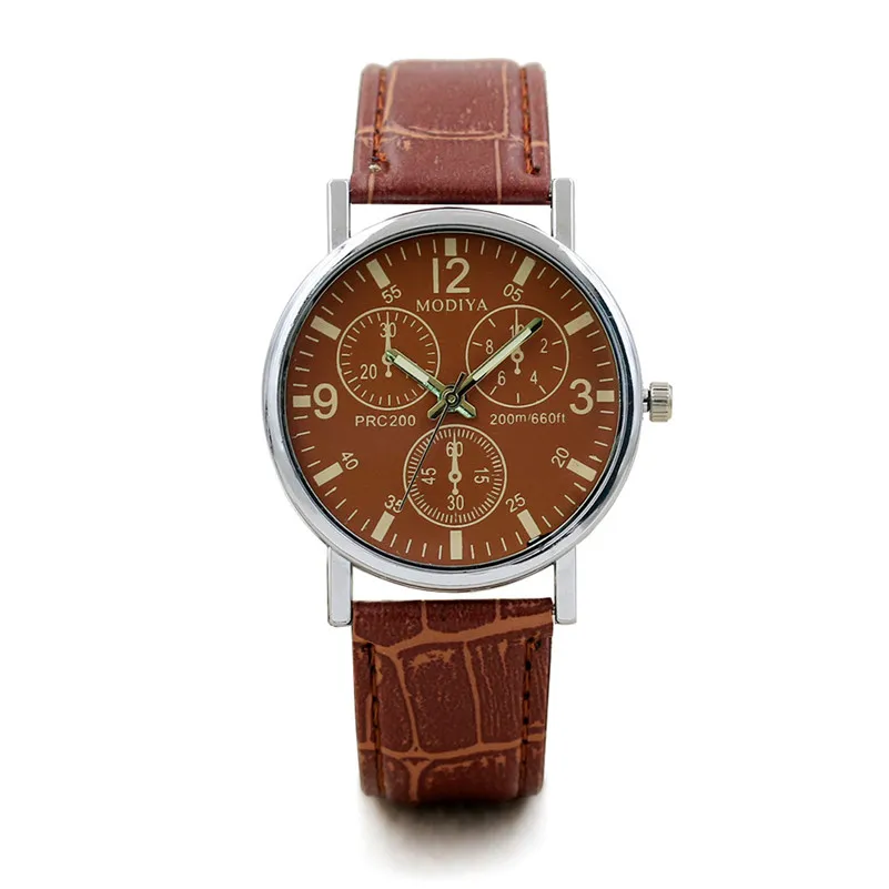 Fashion mens watches top brand luxury sports watches alloy Analog Quartz Watch Clock Casual Leather Watch relojes hombre M22 (4)
