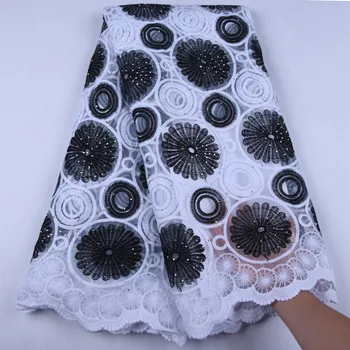 

Milk Silk Nigerian Lace Fabric African Lace With Stones High Quality Tulle French Net Lace Fabric For Wedding Dresses A1564