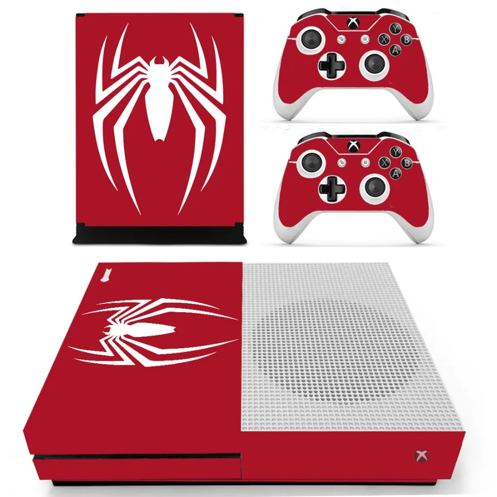 «Человек-паук» Человек-паук наклейка для Xbox One S консоли и контроллеры для Xbox One тонкий кожи виниловые наклейки