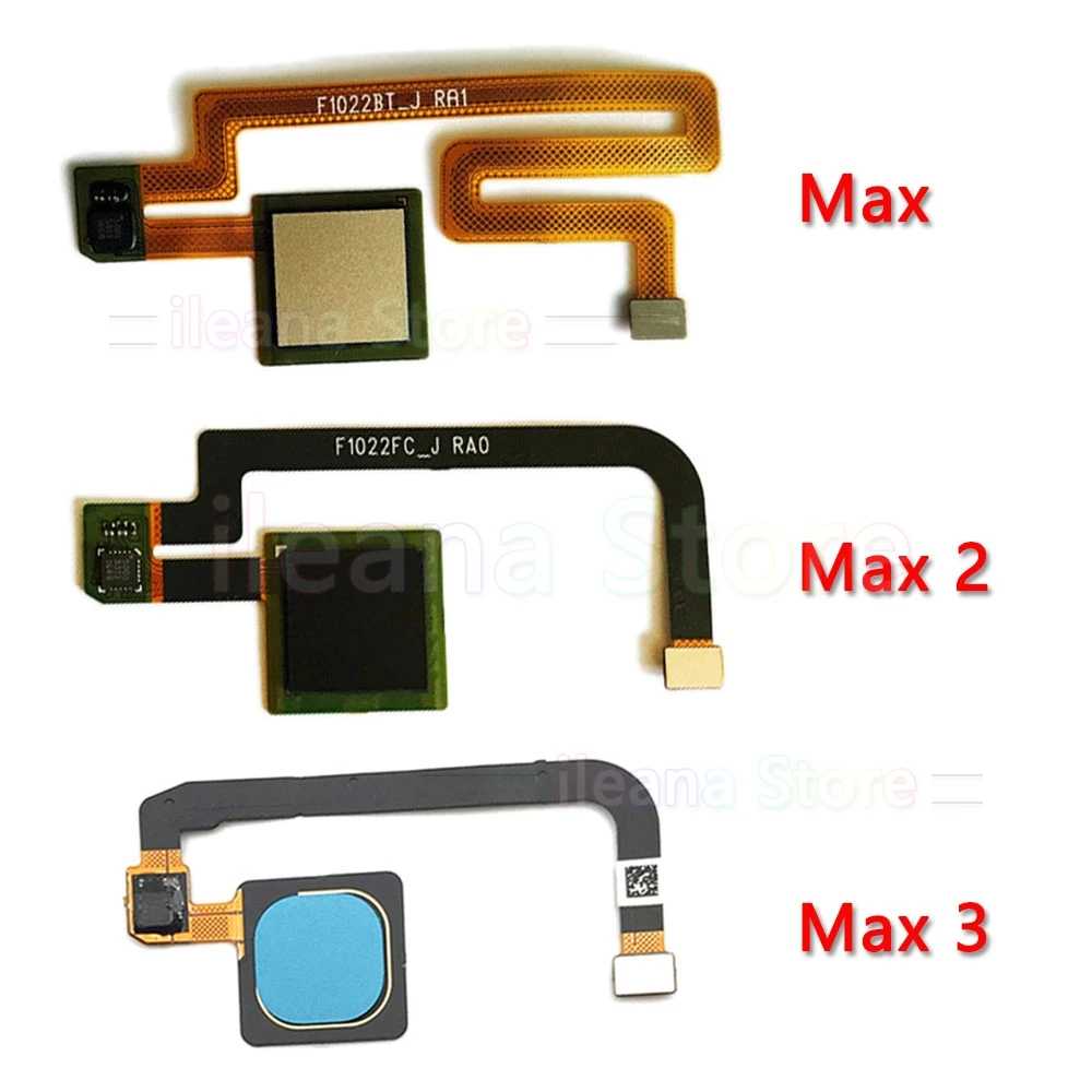 

Original Back Home Button Fingerprint Sensor Flex Cable For Xiaomi Mi Max 1 2 3 Pro Phone Repair Parts