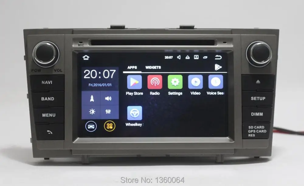 Cheap Nedehe 2G RAM Quad core Android 7.1 Car DVD For Toyota Avensis 2009 2010 2011 2012 2013 car radio head unit gps navigation wifi 12