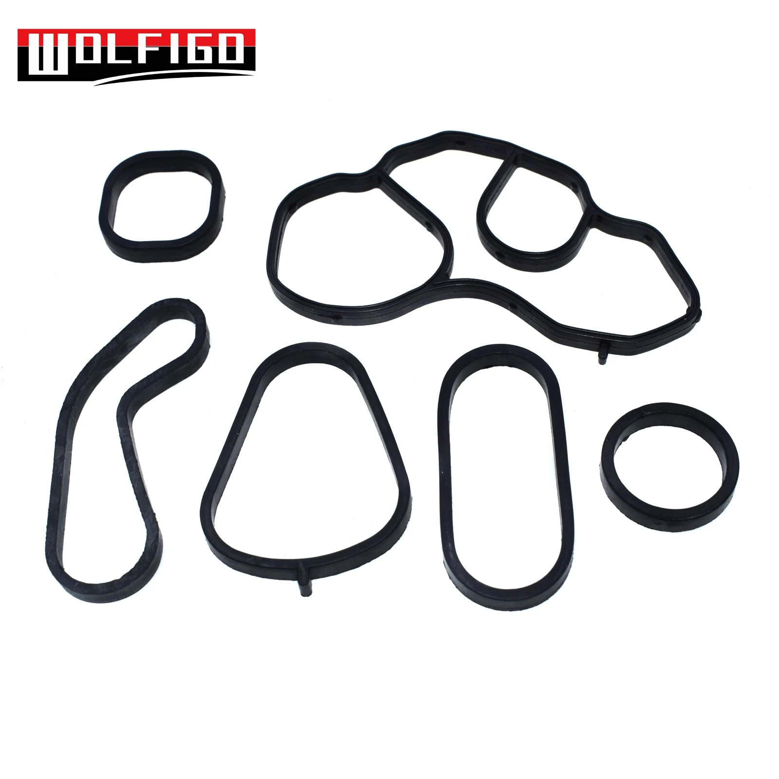 

WOLFIGO New Oil Cooler Filter Housing Seal Gaskets Set For CITROEN (DF-PSA) DS (CAPSA) MINI P-EUGEOT 11427557009,11428643747