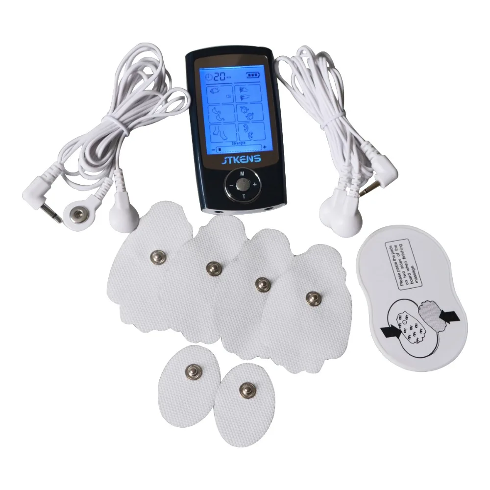 2Channel Tens Digital Electric Therapy Massage Machine Pulse Body