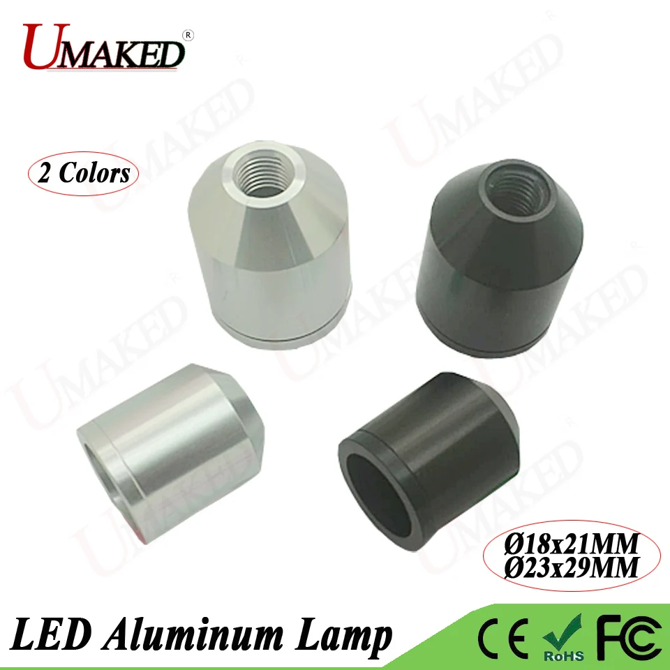 

10pc 1W 3W LED Alumimun Lamp Head hold Spotllight Base Case Kits Counter lamp Mount+heat sink PCB Plate+led Lens free shipping