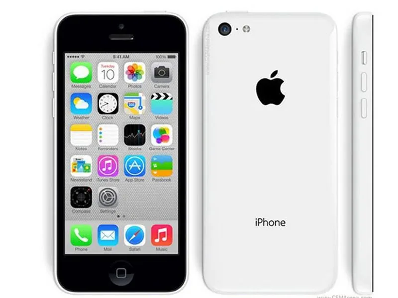 Разблокированный Apple iPhone 5C iOS двухъядерный 8 ГБ/16 ГБ/32 ГБ 8MP камера 4," wifi gps 3g сотовый телефон