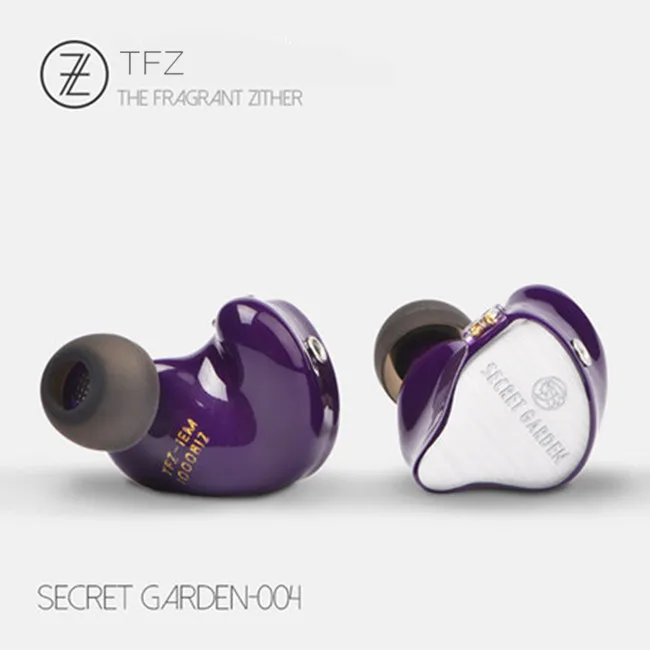 The Fragant Zither TFZ SECRET GARDEN Dynamic Drive Monitor Hi-Fi гарнитура качественные музыкальные наушники с басами king \ air \ t2 \ my love - Цвет: purple