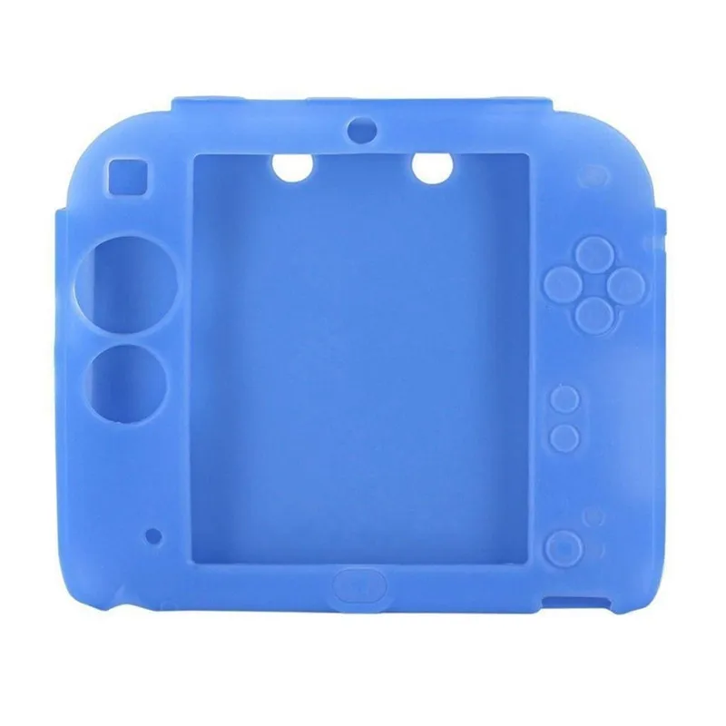 Устойчивый к царапинам защитный чехол для nintendo 2DS Мягкий Силиконовый каучуковый гель чехол для кожи Защита кожи покрытие чехол для игр аксессуары