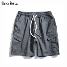 Una Reta модные мужские шорты новые мужские летние повседневные хлопковые брендовые шорты для бега брюки шорты мужские