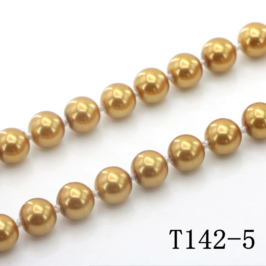 Natural pearl necklace, South China baroque pearl mother's gift jewelry necklace 925 silver pure gold necklace (25)
