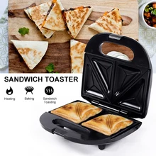Высококачественный сэндвич-чайник полностью автоматический Сэндвич тостер из нержавеющей стали DIY вафельница тарелка машина с европейской вилкой
