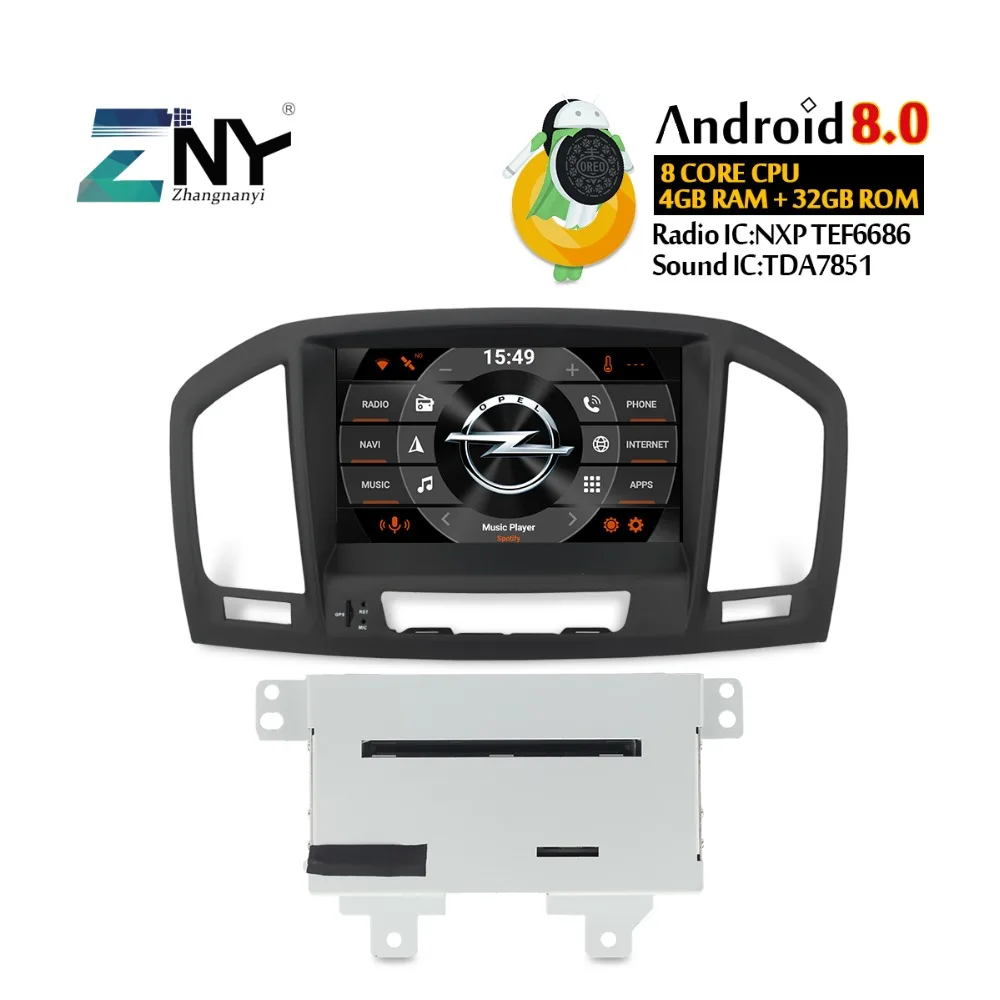 8 Auto Radio Android 8 0 For Opel Vauxhall Insignia CD300 CD400 2009 2010 2011 2012