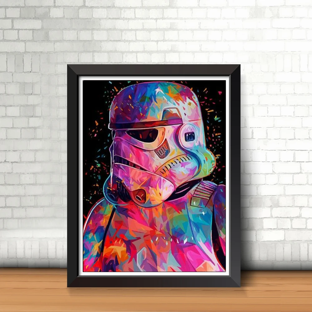 Star Wars Poster Abstract Painting Driver Helmet Movie Poster Wall Art Print Star Wars Art Film Poster Star Wars Gift for Him Star Wars Poster Abstract Painting Driver Helmet Movie Poster Wall Art Print Star Wars Art Film Poster Star Wars Gift for Him