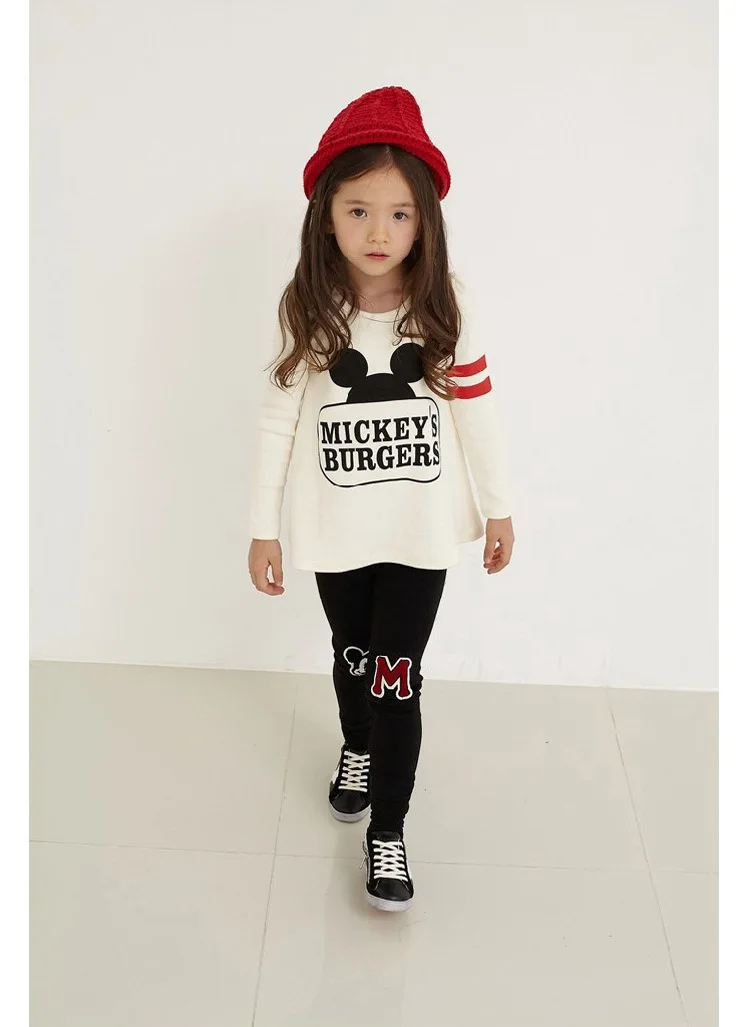 2019 meninas conjuntos de roupas primavera outono
