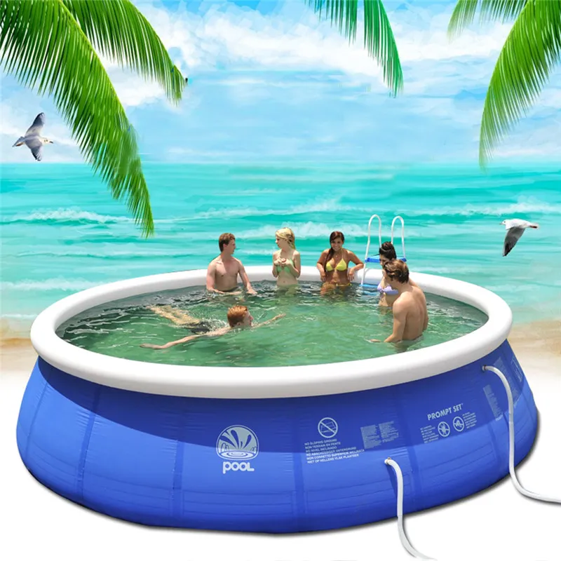 Nuevo Verano de deportes de agua de los niños del bebé piscina inflable piscina de PVC portátil familia jugar los niños bañera juguete - 2