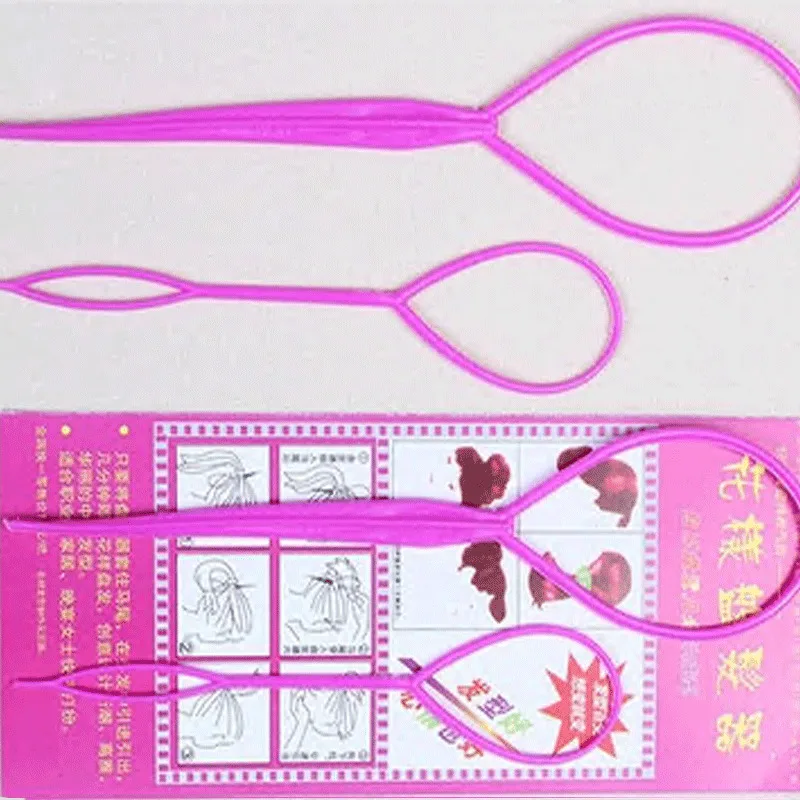 2pcs Plastic Magic Topsy Tail Hair Braid Ponytail Styling Maker Clip Tool Hair Braid Ponytail Maker Styling Tool Hair Accessory 2pcs Plastic Magic Topsy Tail Hair Braid Ponytail Styling Maker Clip Tool Hair Braid Ponytail Maker Styling Tool Hair Accessory